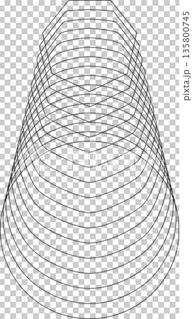 Polygon geometric blend to circle shape. Modern design element Polygon geometric blend to circle shape. Modern design element 135800745