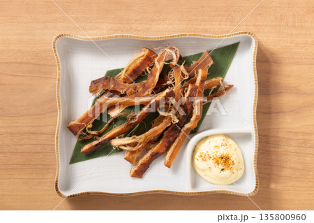 焼きイカ(一夜干し風)魚介乾製品 焼きイカ(一夜干し風)魚介乾製品 135800960