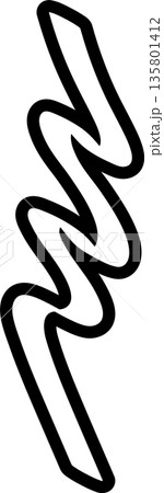 Ribbon party decoration icon, new year, celebrate, holiday 135801412
