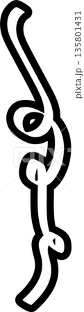 Ribbon party decoration icon, new year, celebrate, holiday 135801431