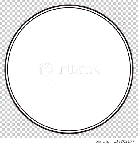 雙圓框,白色內框 雙圓框,白色內框 135802177