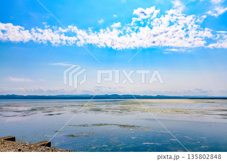 道東サロマ湖の小さな漁港 登栄床(とえとこ)漁港 135802848