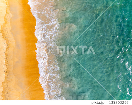 Top view sea surface background Top view sea surface background 135803295