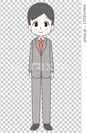 身著正裝的男士插圖 135803468