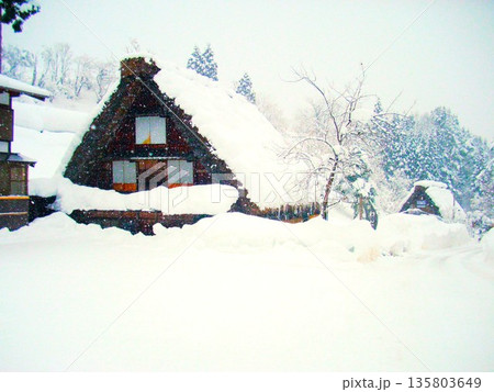 冬の白川郷　23 135803649