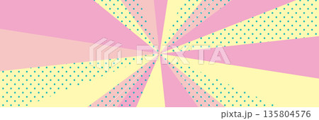 アメコミ背景 ピンクと水色 アメコミ背景 ピンクと水色 135804576