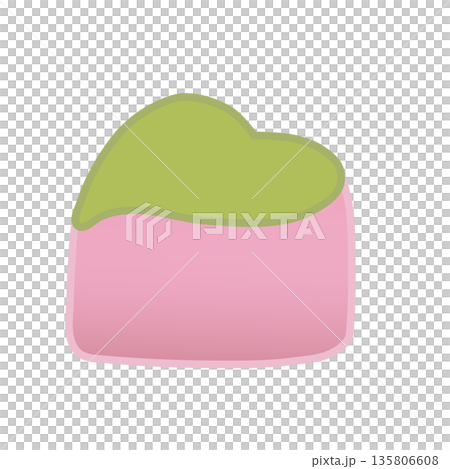 Heart-shaped strawberry chocolate illustration Heart-shaped strawberry chocolate illustration 135806608