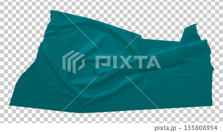 green crumpled torn tape isolated on transparent background. green crumpled torn tape isolated on transparent background. 135808954