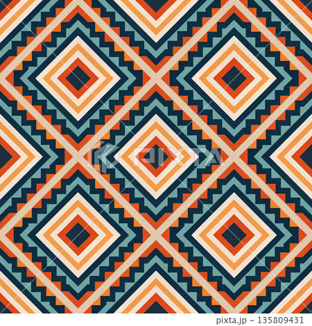 seamless pattern with geometric shapes. vector illustration seamless pattern with geometric shapes. vector illustration 135809431