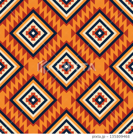 seamless pattern with geometric shapes. vector illustration seamless pattern with geometric shapes. vector illustration 135809468