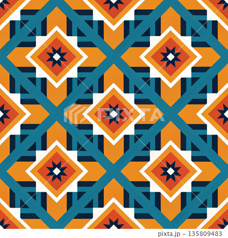 seamless pattern with geometric shapes. vector illustration seamless pattern with geometric shapes. vector illustration 135809483
