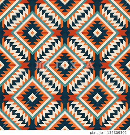 seamless pattern with geometric shapes. vector illustration seamless pattern with geometric shapes. vector illustration 135809501