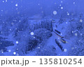 雪降る飯山線 135810254