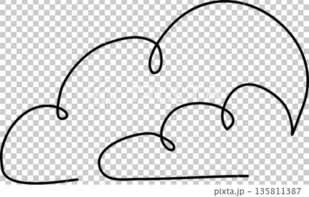 Cloud icon in thin line style Cloud icon in thin line style 135811387