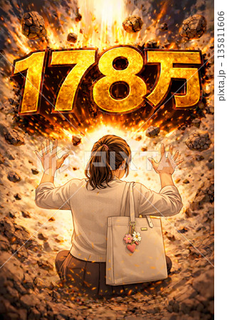 178万円の壁に直面する女子大生 135811606