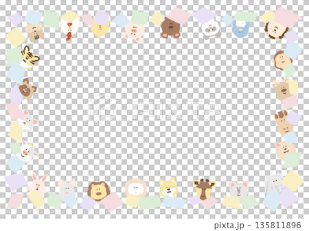 Graduation Ceremony/Certificate Ready-to-Use Pastel Certificate/Message Card Template 135811896