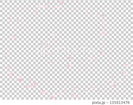螺旋状に花びらが舞う桜吹雪のイラスト(グラデーション) 螺旋状に花びらが舞う桜吹雪のイラスト(グラデーション) 135813476