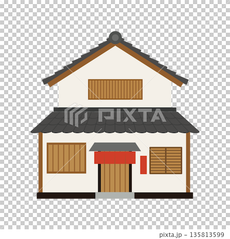 位於傳統日式房屋內的現代日式商店 135813599