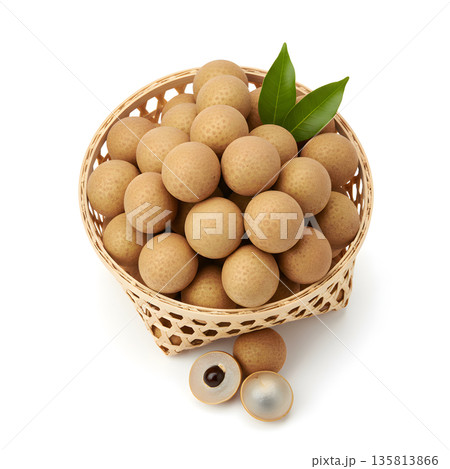 Longan fruit full round basket angle Longan fruit full round basket angle 135813866