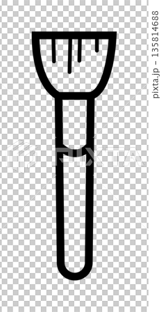 シンプルなフェイスブラシのアイコン 135814688