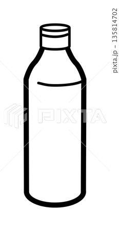 シンプルな化粧水ボトルのアイコン 135814702