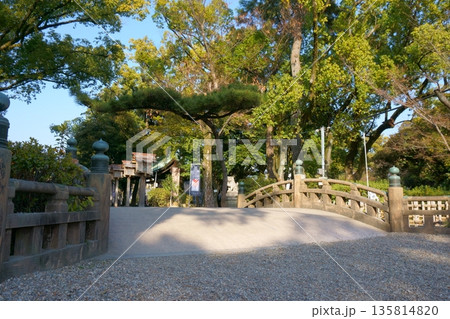 中村公園の豊国神社へ向かう太鼓橋 中村公園の豊国神社へ向かう太鼓橋 135814820