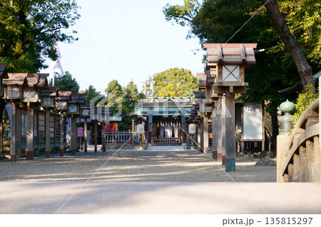 太鼓橋から見た豊国神社 135815297