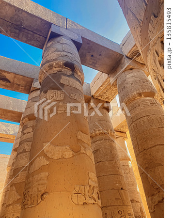 Karnak Temple is dedicated to the temple complex of Ancient Egypt. Thebes, Karnak, Luxor, Egypt Karnak Temple is dedicated to the temple complex of Ancient Egypt. Thebes, Karnak, Luxor, Egypt 135815493