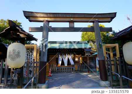豊國神社 鳥居と拝殿 豊國神社 鳥居と拝殿 135815570