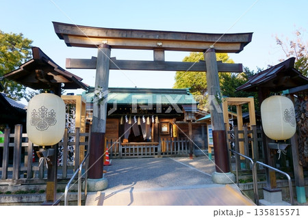 豊国神社の鳥居と拝殿 豊国神社の鳥居と拝殿 135815571