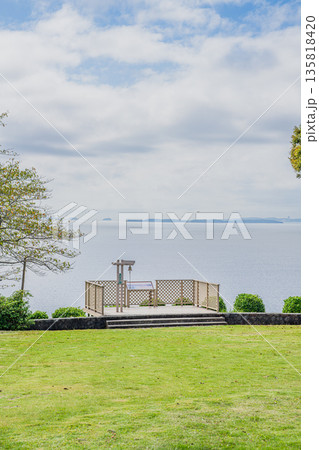 蒲郡市の西浦園地の風景(愛知県) 135818420