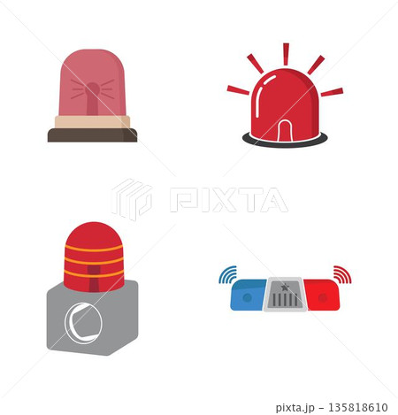 siren logo icon illustration design 135818610