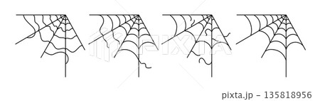 Corner cobweb icons 135818956