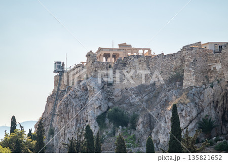 Acropolis of Athens, main ancient sightseeing site in the capital of Greece 135821652