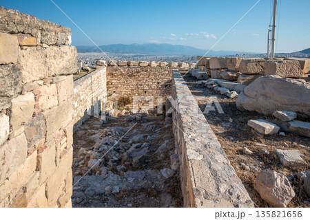 Acropolis of Athens, main ancient sightseeing site in the capital of Greece 135821656