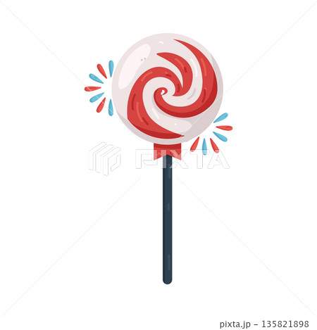Illustration of lollipop  135821898