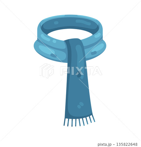 Illustration of scarf 135822648