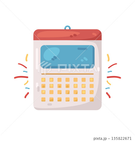 Illustration of calendar 135822671