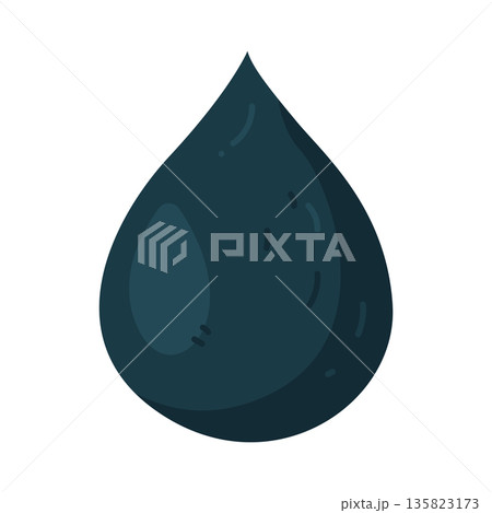 Illustration of oil drop Illustration of oil drop 135823173