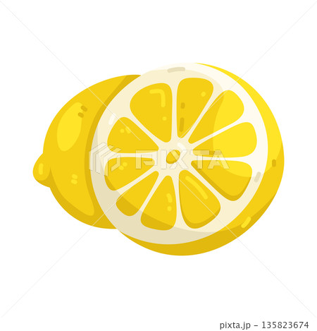 Illustration of lemon 135823674
