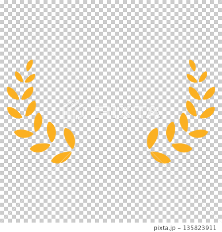 Laurel illustration material Laurel illustration material 135823911