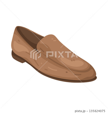 Illustration of loafers Illustration of loafers 135824075