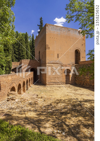 Torre de la Cautiva in Alhambra complex, Granada, Spain Torre de la Cautiva in Alhambra complex, Granada, Spain 135825652