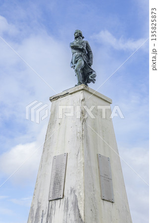 DUMOURIEZ statue monument in Valmy, France 135825873