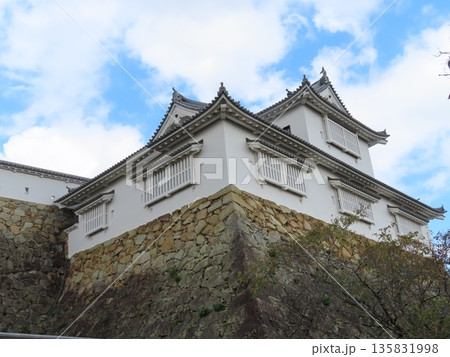 津山城、鶴山公園、美作国 苫田郡津山にある国の史跡の城、桜の名所としても有名、森忠政が築城 津山城、鶴山公園、美作国 苫田郡津山にある国の史跡の城、桜の名所としても有名、森忠政が築城 135831998