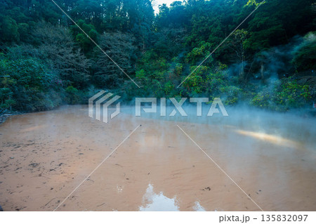 別府の血の池地獄 135832097