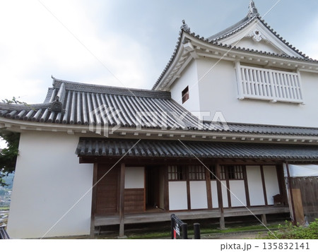 津山城、鶴山公園、美作国 苫田郡津山にある国の史跡の城、桜の名所としても有名、森忠政が築城 135832141
