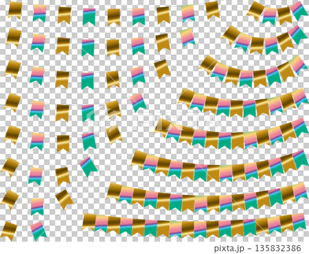 Garland Valley, Curve, Gold 21 Rainbow Garland Valley, Curve, Gold 21 Rainbow 135832386