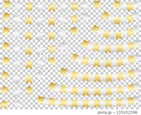ガーランド谷、曲線、m金2銀 135832396