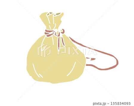 手描き風かわいい小袋 135834093